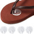3Pairs Soft Silicone Flip Gel Cushions Pad Toe Protectors for Thong Sandal Flip Flop Gel Inserts Guards Insoles Shoes Grip Pads (Style 2)...