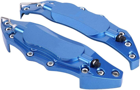 Car Brake Caliper Cover, 2pcs Car Aluminum Alloy Brake Caliper Guard Brake Caliper Protector Cover for Wheel Hub 16in-17in Medium(blue)...