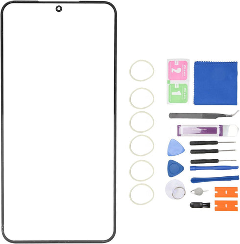 Original Screen Lens Glass Replacement Kit for Original S23, Front Outer Lens Glass Screen Replacement Repair Kit for......