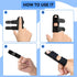 Finger Splint, Universal Trigger Finger Brace for Broken/Arthritis Pain and Sprain Relief, Trigger Finger Splint for Middle, Index, Ring (4 Pack,B...