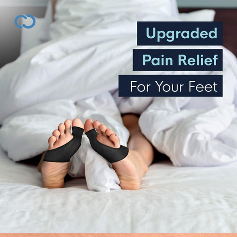 Copper Compression Bunion Relief Kit - Includes 1 Pair Each of Bunion Corrector Cushion Sleeves & Bunion Corrector Toe Splints - Pads & Straighten...