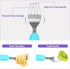 Lehoo Castle Toddler Fork and Spoon, 6pcs Toddler Utensils Kids Silverware, Safety Stainless Steel Toddler Fork Spoon Set, Children Flatware Set, ...