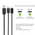 Tablet Fast Charger with 6.5Ft USB-C and Micro Cable (Designed for use with All Fire HD8 Tablets and All Fire HD8 Plus,Kids Edition,Kids Pro)...