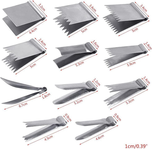 Silver Stainless Steel Stainless Steel Walnut Clip Baking Bread Dessert Pastry Decoration Peanut Engraving Mold Cake Bun Decorating Tool Walnut Cl...