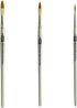 ZEM Brush Golden Taklon Cat's Tongue Brush Set...