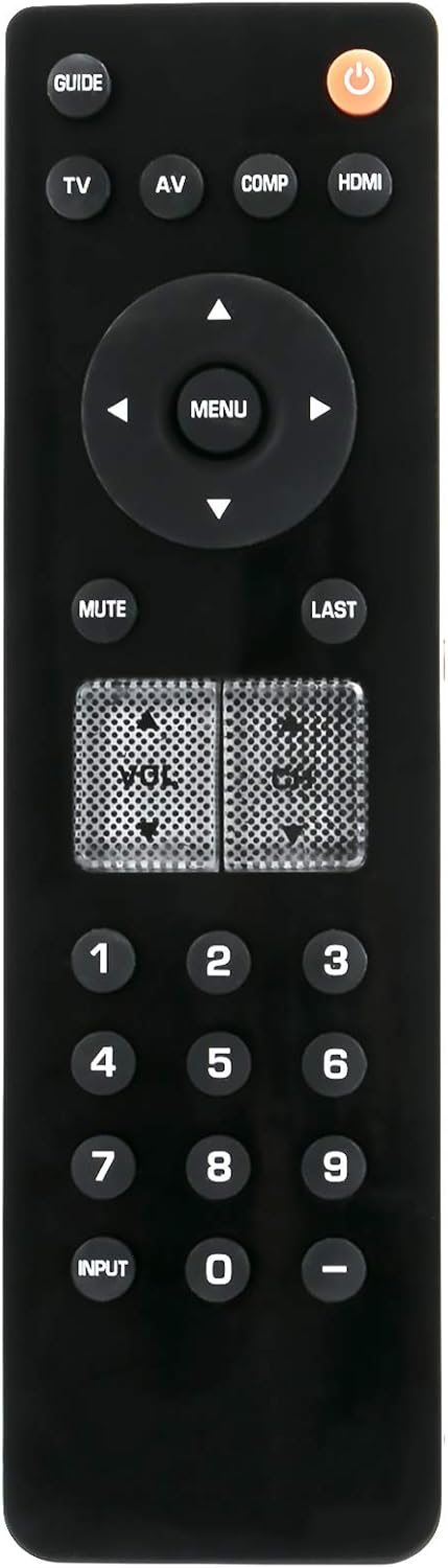 PERFASCIN VR2 Replaced Remote Control Compatible with Vizio VP422 VX240M VECO320L VECO320L1A VL260M VL320M VL370M VO320E VO370M VO420E VP322 VECO3...
