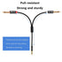 Devinal 3.5mm TRS to Dual 1/4"(6.35mm) TS Y-Cable, 1/8" to Two 6.35mm Mono Stereo Splitter Cord, Compatible for Computer Sound Cards, CD Players, ...