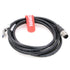 DRRI M12 Sensor Connector 5pin A Code Male Molded Industrial Shield Cable for Robots and Drag Chains...