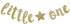 Welcome Little One Glitter Banner, Pre-strung Baby Shower Banner, Gender Reveal Party Decor (Gold)...