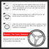 Car Steering Wheel Cover, Steering Wheel Cover for Men and Women, 15 Inch Microfiber Leather Car Steering Wheel Cover, PU Leather Car Steering Whe...