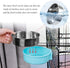 Pet Hanging Bowl 2-in-1 Removable Stainless Steel Food Hanging Bowl for Puppy/Cat, Andiker Pet Bowl Hanging Cage Large Water Food Feeder for Dogs ...
