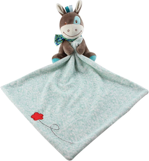 LETTON Toys Horse Snuggler,Baby Blankie Plushy Security Blanket(Green)...