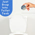 Air Jungles Automatic Toilet Bowl Cleaner Tablets (8 Packs), Extra Fresh Cleaner Tabs for Toilet, Quick Bubbles Foaming and Long-lasting, Easy-to-...