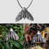 Wixine 2Pcs Skull Head Moth Necklace Animal Pendant Lady Necklace...