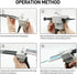 AB glue gun 50ml two-component glue gun 2:1/1:1 glue gun AB epoxy sealant gun coating machine manual glue gun dispensing gun kit...