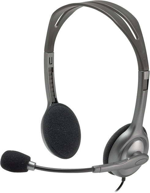 Logitech 3.5MM Stereo Headset with Noise Cancelling Microphone H110...