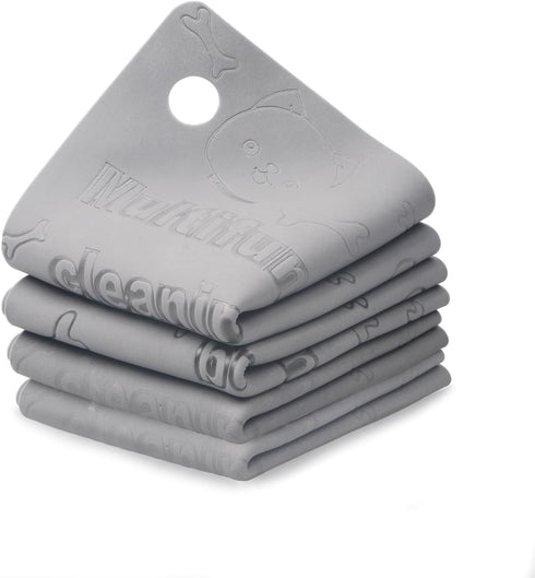 4 Pack Glass Cleaning Cloth,Reusable Sponge Dusting Cloths,Magic Cleaner Towels Lint-free Rags -Absorbent Wet Sponge Cleaning Supplies for Grime,K...