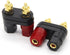 4Pcs Banana Plug Jack Female Socket Gold Plated Terminal Binding Post Dual 4mm Banana Plugs Connector for Speaker Amplifier Terminal...