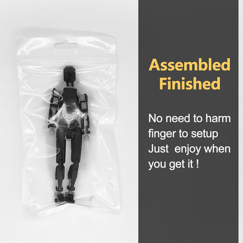 (Assembly Completed) 3D Printed Figure 5.54-inch Titan 13 Action Figure with 9 Types of Weapons and 5 Types of Hands, Dummy 13 Action Figure?Lucky...