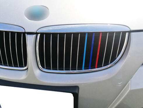 Lanyun 3 series Grille Insert Trims Decorate compatible with bmw 2003-2008 E90 E91 Pre-LCI 3 Series 12-Beam Grill...