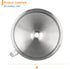 HAUSPROFI Stainless Steel Funnel, 5.1 inch 304 Stainless Steel Kitchen Funnel with 200 Mesh Food Filter Strainer for Transferring Liquids, Oil, Ma...