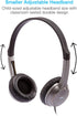 Cyber Acoustics Lightweight 3.5mm Stereo Headphones for Kids (ACM-7000) - Great for use with Tablets, Chromebooks, Laptops, PCs, & Macs...