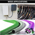 Kable Kontrol Split Wire Loom Tubing 1/4” Inch 10 Ft Long – Black Wire Conduit Cover for Cords - Corrugated Tubing and Protector for Automotive Wi...