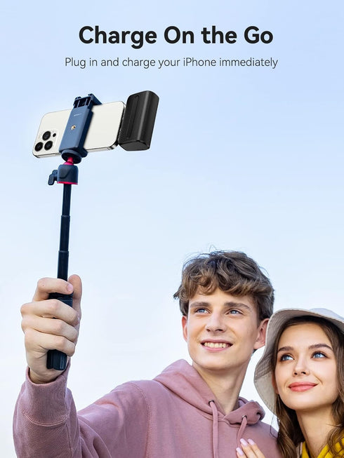 NEWDERY Mini Portable Charger for iPhone, 6600mAh Fast Charging Power Bank, Small Travel Battery Pack Compatible with iPhone 13/14/11/12 Pro Max/i...