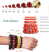 7 Chakra Natural Stone Beads Mixed 100pcs 8mm Round Genuine Real Stone Beading Loose Gemstone Amethyse Color DIY Smooth Beads for Bracelet Necklac...