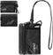 Lanyard Pouch Coin Purse Wallets Hoodswop Id Holder Keychain Zip Id Case Card Holder Wallet for Men Women Small Zippered Coin Pouch For Boys(black...