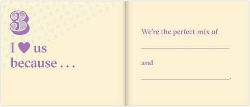 Knock Knock You + Me, I Love Us Because Book Fill in the Love Fill-in-the-Blank Book & Gift Journal (25 Prompts), 5 x 5.75-Inches...