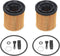 ZONFANT 2 Pcs Engine Oil Filter Compatible With Hyundai KIA Vehicle Accent Elantra Kona Santa Fe Tucson Venue 1.6L 2020-2023, Rio K5 Sorento 1.6L ...