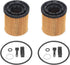 ZONFANT 2 Pcs Engine Oil Filter Compatible With Hyundai KIA Vehicle Accent Elantra Kona Santa Fe Tucson Venue 1.6L 2020-2023, Rio K5 Sorento 1.6L ...