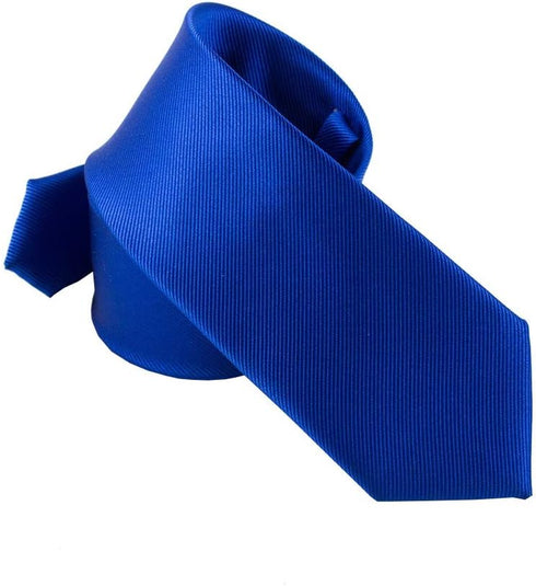 100% Microfiber Woven Solid Color Men's 3" Wide Neck Tie...