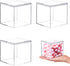 Kamehame Acrylic Boxes for Display 3 Pack Clear Plastic Square Cube, 3.3x3.3x3.3Inch/85x85x85mm Small Acrylic Box with Lid, Candy Pill and Tiny Je...
