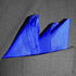 Fine Royal Blue 100% Silk Pocket Square Full-Sized 16"x16"...