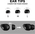 Silicone Case for Beats Studio Buds Case Cover, 2021/2023 New Beats Studio Buds, Wireless Earbuds Silicone Case Accessories with Keychain, Dark Gr...