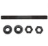 2 Pairs Quick Release Skewers, Aluminum Alloy Mountain Bike Axle Wheel Hub Fit Front and Rear Clip Bolt Lever Axle Bicycle Front Axle Hollow Hub A...