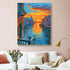 ZRIZQ Paint by Number for Adults Beginners,City Landscape Paint by Numbers Kits on Canvas,DIY Paint by Numbers for Home Wall Art Decor(12x16Inch)...