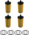 4 Pack 26320-3N000 Oil Filter Fit for Kia Carnival 3.5L Engine 2021 2022 with O-rings and Drain Plug Gaskets...