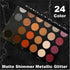 Cosmeticss - Neutrals, 24-Color eyeshadow Palette Matte/Shimmer/Metallic.Glitter Finish, Highly Pigmented Eye shadow Makeup, Long- Wearing Eye Pal...