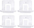Ultra Durable WD12X10304 Dishwasher Upper Rack Slide End Cap Replacement Part by BlueStars – Exact Fit For GE & Hotpoint Dishwashers - Replaces AP4484666 WD12X344 WD30X97 PS2370502 - PACK OF 4
