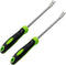 2 Pieces Hand Weed Puller Tool, Stainless Steel Pronged Garden Weed Remover Tool, Garden Weeder Tool for Lawn Farmland Transplant Gardening Plant ...