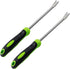 2 Pieces Hand Weed Puller Tool, Stainless Steel Pronged Garden Weed Remover Tool, Garden Weeder Tool for Lawn Farmland Transplant Gardening Plant ...