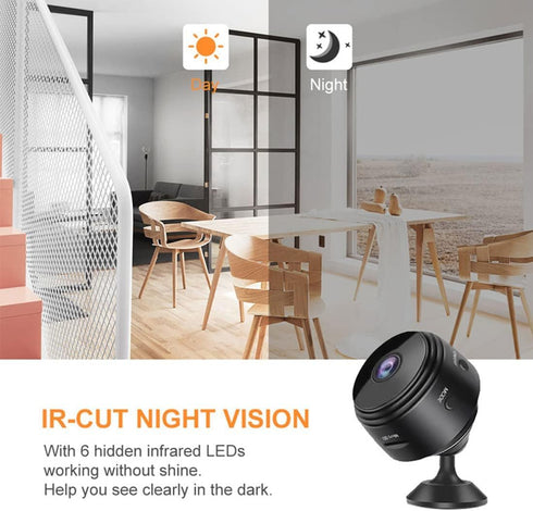 A9 Mini Camera WiFi 1080P HD IP Camera Home Security Magnetic Wireless Mini Camcorder Micro Video Surveillance Camera with IR Night Vision...
