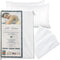 National Allergy Premium 100% Cotton Zippered Pillow Protector - Standard Size - White - 3 Pack - 300 Thread Count - Hypoallergenic Bed Pillowcase...