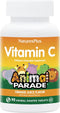 Natures Plus Animal Parade Vitamin C Children's Chewable - Natural Orange Juice Flavor - 90 Animal-Shaped Tablets - Vegan, Vegetarian, Gluten Free...