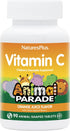 Natures Plus Animal Parade Vitamin C Children's Chewable - Natural Orange Juice Flavor - 90 Animal-Shaped Tablets - Vegan, Vegetarian, Gluten Free...