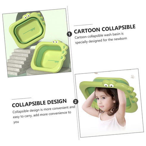 Wash Basin Stuff for Newborn Suit Tubs Bathing Basin for Babies Portable Wash Basin Bath Basin Tubs Infant Washbasin Collapsible Infant Wash Basin...