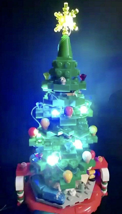 Shining Blocks LED Lighting Kit for Lego 40338 Christmas Tree...